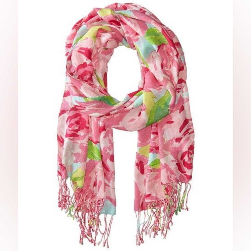 Lilly Pulitzer hpfi roses scarf